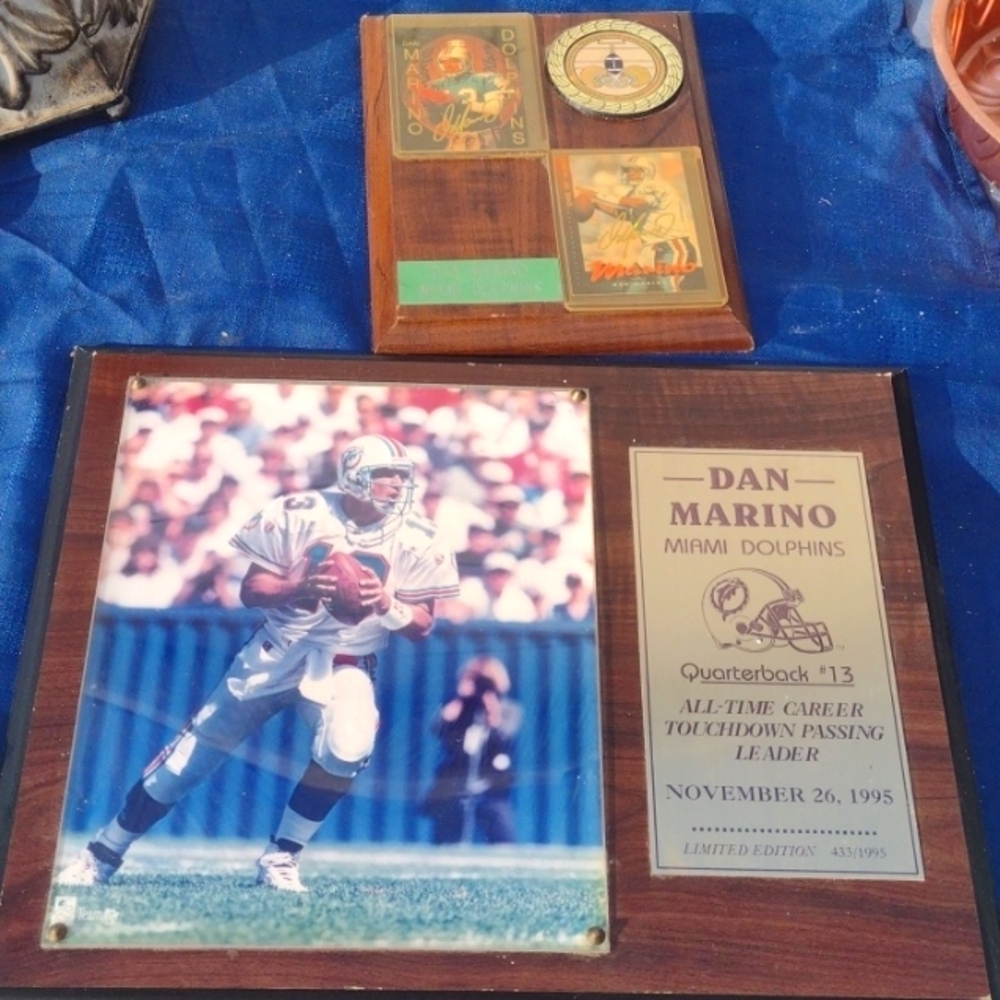 Dan Marino Framed Plagues(2)